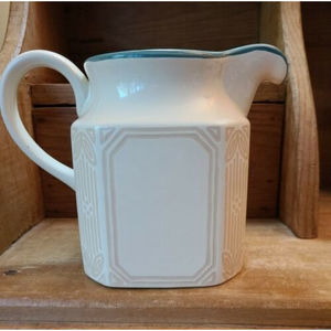 Villeroy & Boch Slovenia Belle Vienne Pitcher Octagon Art Deco Ivory
